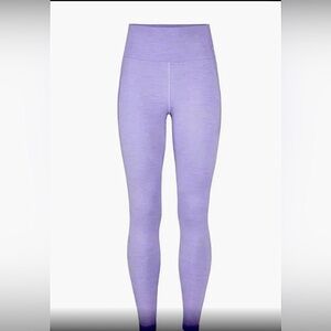 NWT Allbirds Leggings Natural Flow Mid Rise in Purple Hush S